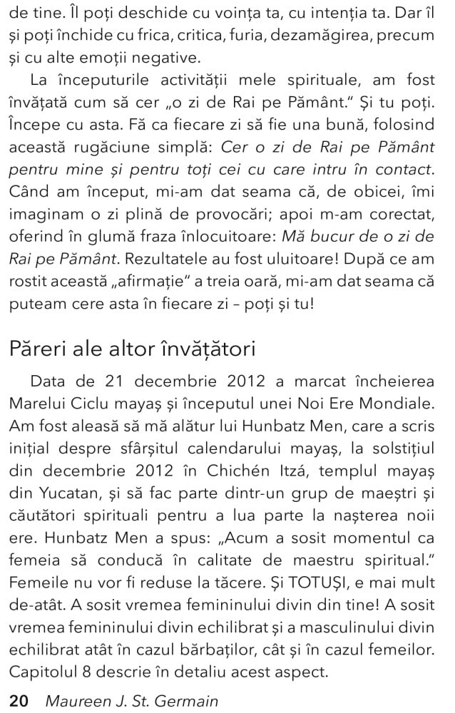 Trezirea in 5D. Ghid practic pentru transformarea multidimensionala de Maureen J. St. Germain [11]