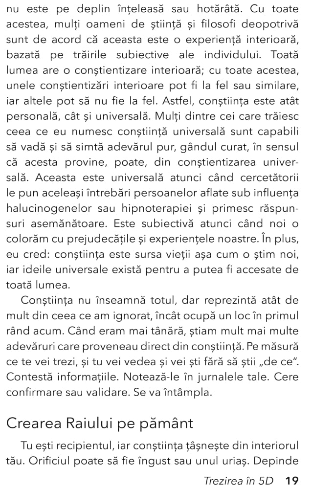 Trezirea in 5D. Ghid practic pentru transformarea multidimensionala de Maureen J. St. Germain [10]