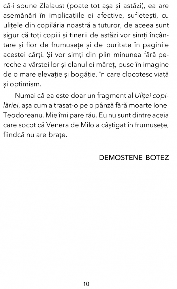 Ulita copilariei de Ionel Teodoreanu [6]
