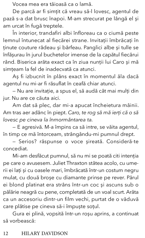 Ultima ei suflare de Hilary Davidson [4]