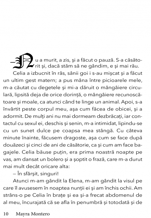 Ultima noapte petrecuta cu tine de Mayra Montero [4]