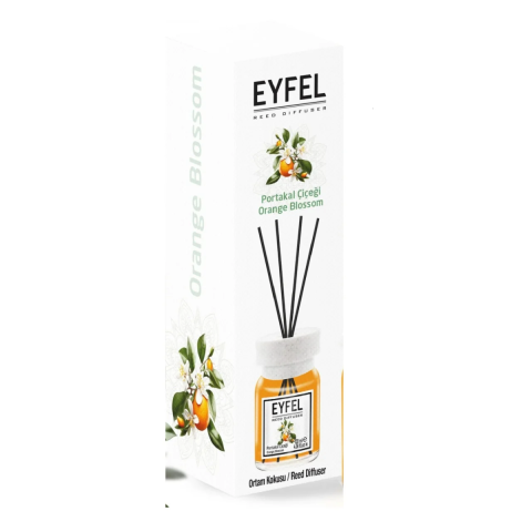 Relaxare - Odorizant betisoare pentru camera Eyfel Reed Diffuser, miros de Floare de portocal, 120 ml