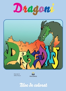 Dragoni - carte de colorat