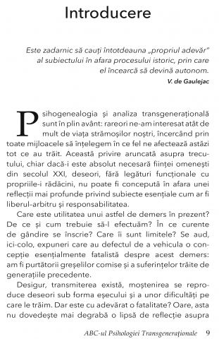 ABC-ul Psihologiei Transgenerationale [6]