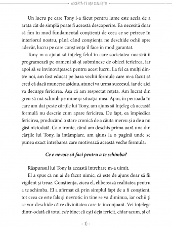 Accepta-te asa cum esti. Inceteaza sa te mai corijezi de Anthony de Mello [6]