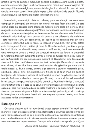 Apa si Fizica Cuantica. Catre o revolutie in medicina de Marc Henry [5]
