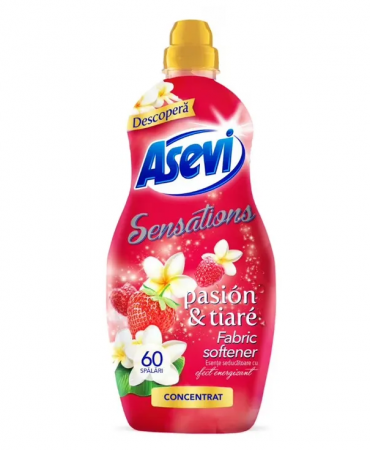 Casa, Gradina & Bricolaj - Balsam de rufe Asevi Sensations Pasion 60 Spalari, 1.44 litri- Asevi