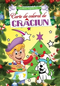 Lumea Copilariei - carte de colorat de craciun