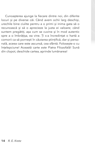 Cautarea Alchimica a campului unificat de R. E. Kretz [7]