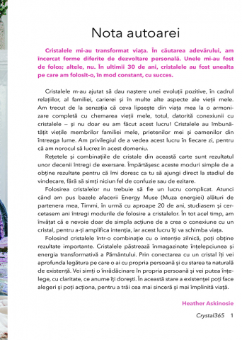 CRYSTAL 365. GHIDUL TAU pentru sanatate, bunastare financiara si echilibru de Heather Askinosie [5]