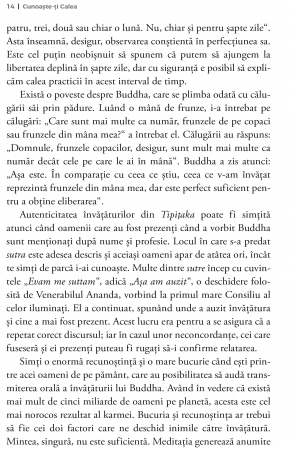 Cunoaste-ti calea. Un ghid budist complet pentru meditatie, credinta si transcendenta in viata de zi cu zi de Ayya Khema [7]