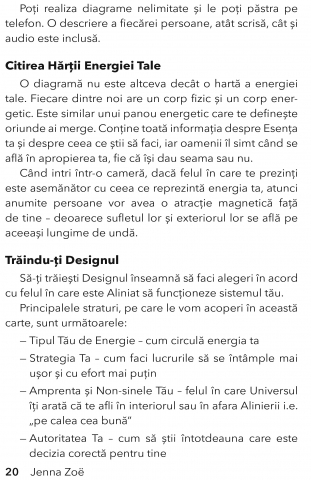 Designul Uman. Sistemul revolutionar care iti arata cine ai venit aici sa fii de Jenna Zoe [8]