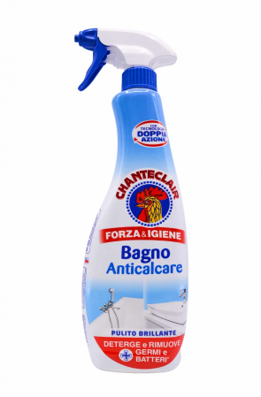 Solutii suprafete baie - Detergent suprafete  baie cu actiune anticalcar, Chanteclair, 625 ml