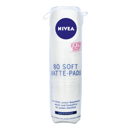 Curatare si Demachiere - Dischete demachiante Nivea Soft White, 80 buc