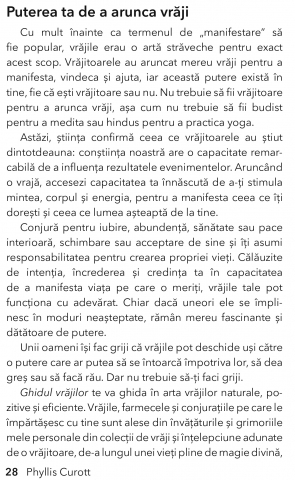 Ghidul vrajilor. Pentru manifestarea schimbarii, a bunastarii si a minunilor de Phyllis Curott [11]