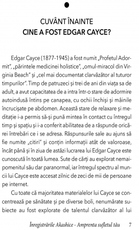 Edgar Cayce, Inregistrarile Akashice. Amprenta sufletului tau de Edgar Cayce [2]