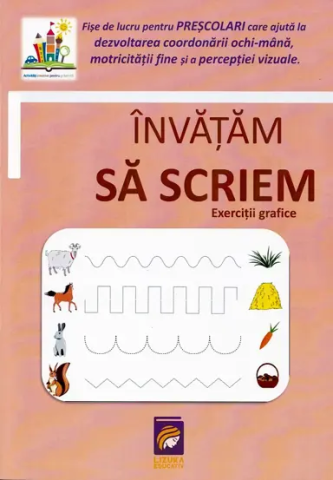 Carte Prescolara, Joc - Invatam sa scriem. Exercitii grafice