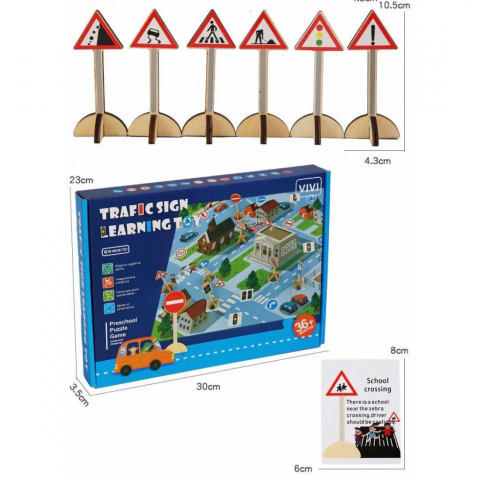 Joc educativ Invata Semnele de Circulatie, 36 luni + [2]