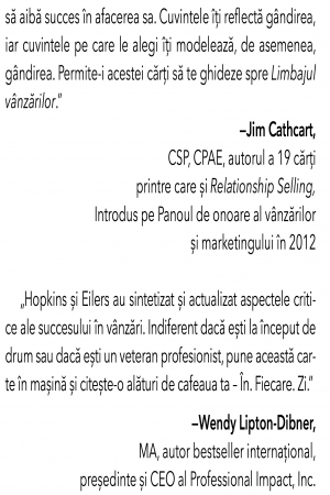 Limbajul vanzarilor de Andy Eilers si Tom Hopkins [4]