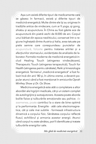 Mic ghid de Medicina Energetica de Donna Eden [5]