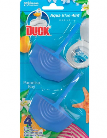 Casa, Gradina & Bricolaj - Odorizant toaleta Duck 4in1 Aqua Paradise Bay, 2x36g - Duck