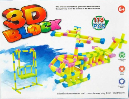 PUZZLE BETISOARE 3D 118 PIESE