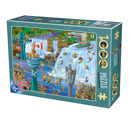 Puzzle - Puzzle Cartoon Collection Niagara 1000 piese - D-TOYS