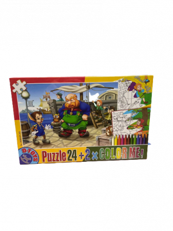 Puzzle-uri - Puzzle Color Me - Pinocchio