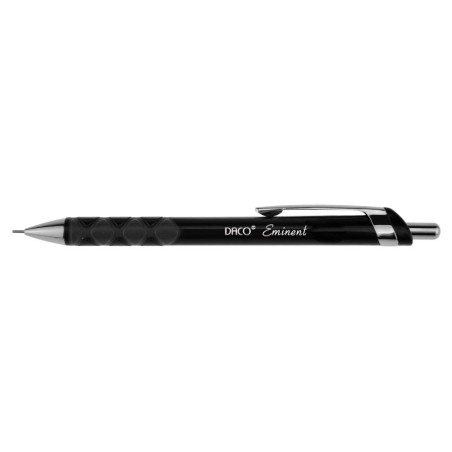 Articole Birotica - Set de 12 Creioane Mecanice DACO Eminent, Mina de 0.7 mm, Corp din Plastic, Negru