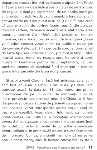 SPIKE. Vaccinare sau injectare de gene? de Prof. Dr. Med. Martin Haditsch [6]