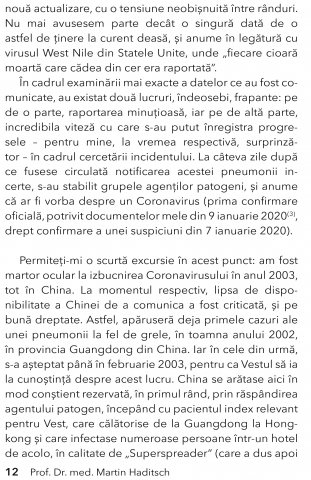 SPIKE. Vaccinare sau injectare de gene? de Prof. Dr. Med. Martin Haditsch [7]