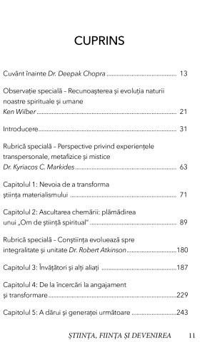 Stiinta, fiinta si devenirea de Paul J. Mills, Ph.D. [1]