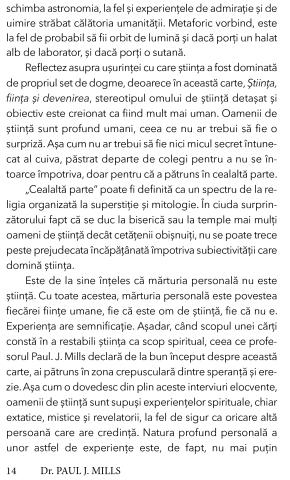 Stiinta, fiinta si devenirea de Paul J. Mills, Ph.D. [4]