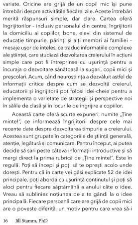 Stimularea puterii Creierului de Jill Stamm [9]