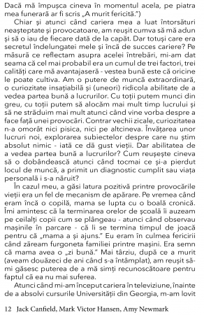 Supa de Pui pentru Suflet. Gandeste pozitiv de Jack Canfield [7]