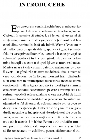 Topeste credintele limitative cu afirmatii pozitive de Cristiana Iacob [3]