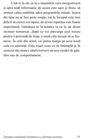 Topeste credintele limitative cu afirmatii pozitive de Cristiana Iacob [5]