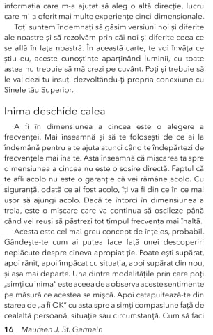 Trezirea in 5D. Ghid practic pentru transformarea multidimensionala de Maureen J. St. Germain [6]