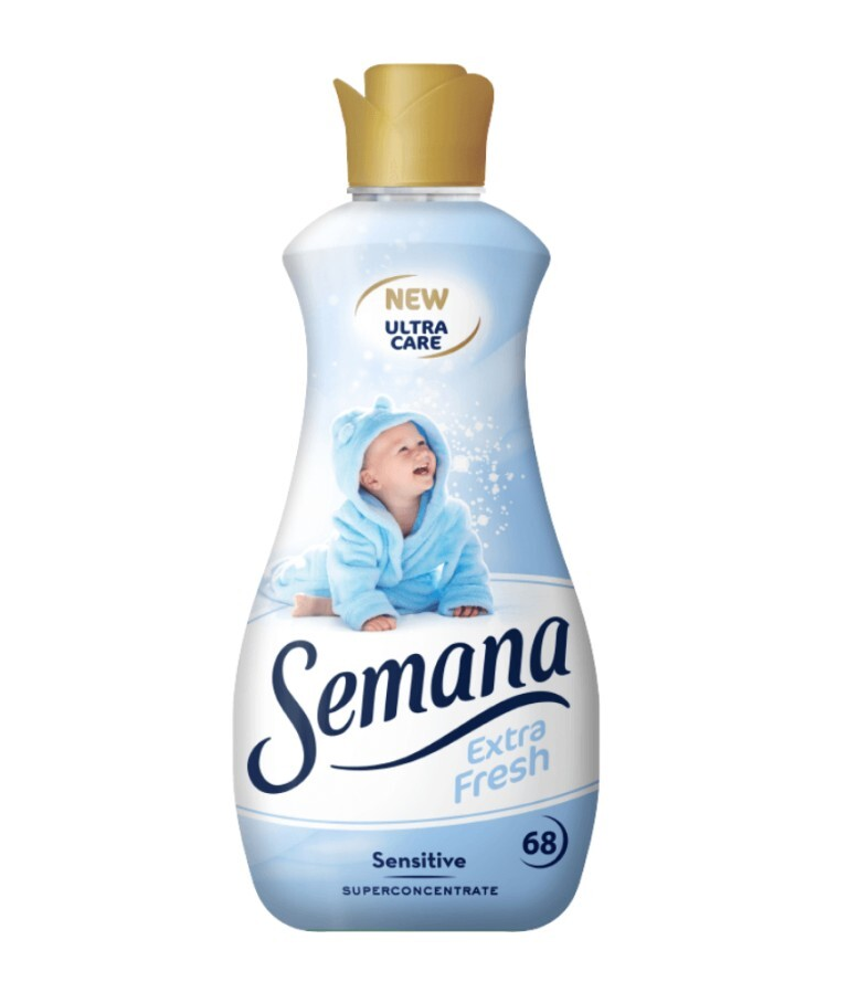 Curatenie & Intretinere - Balsam de rufe Superconcentrat Semana Sensitive, 68 spalari, 1,7l