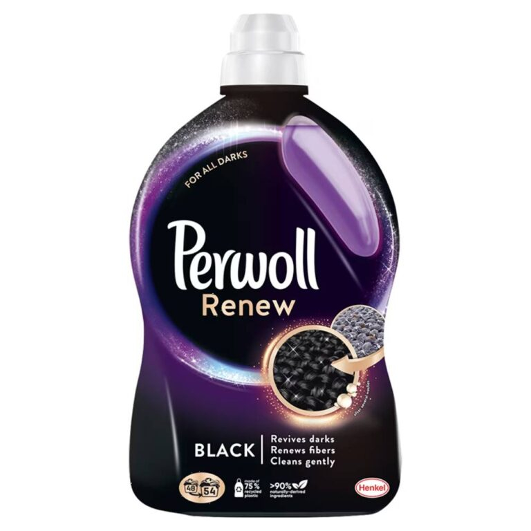Curatenie & Intretinere - Detergent de rufe lichid Perwoll Renew Black, 54 spalari, 2,97L