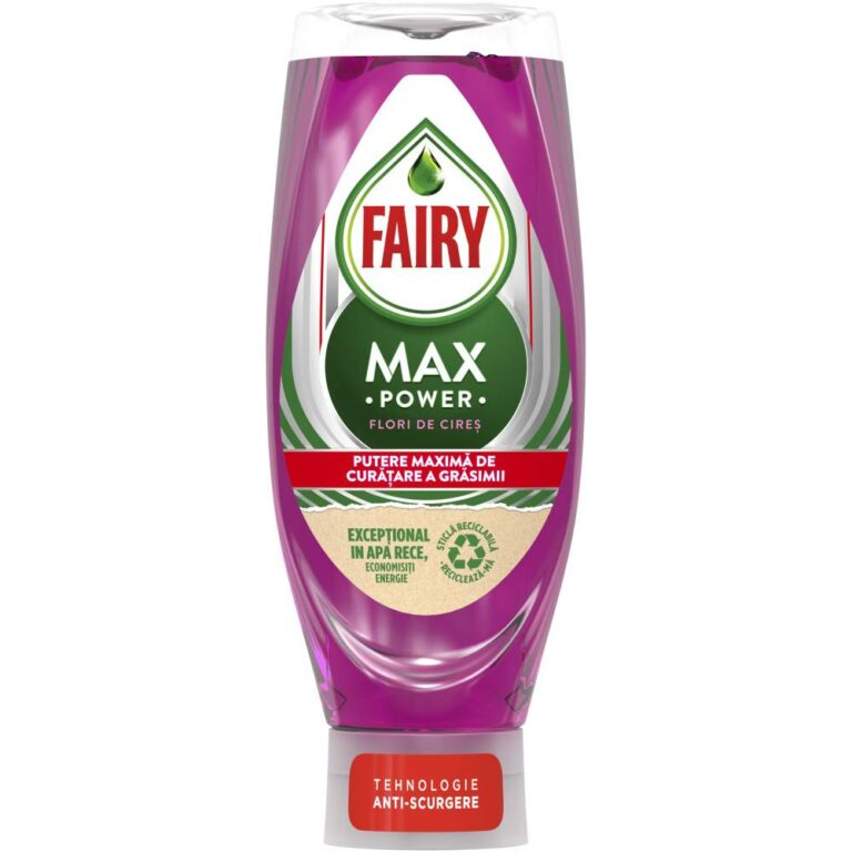 Detergent de vase Fairy, MaxPower, Flori de cires, 730 ml [1]
