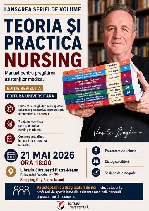 Prezentarea seriei de volume - Teoria și practica nursing. Manual pentru pregătirea asistenților medicali - Vasile Baghiu