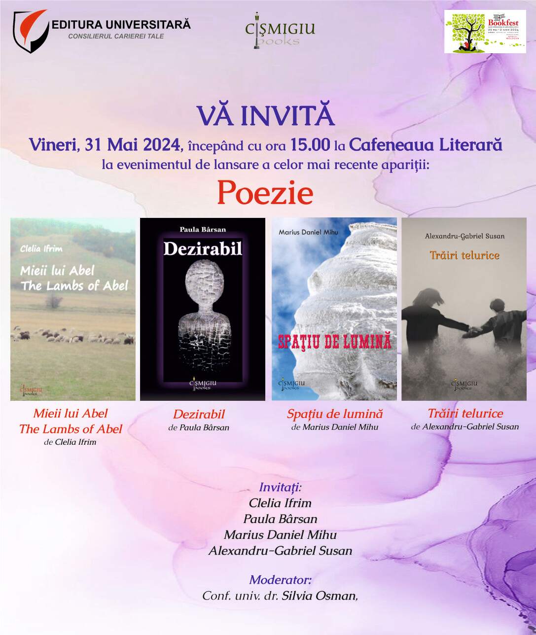 Lansare de carte la Bookfest 2024 - Poezie
