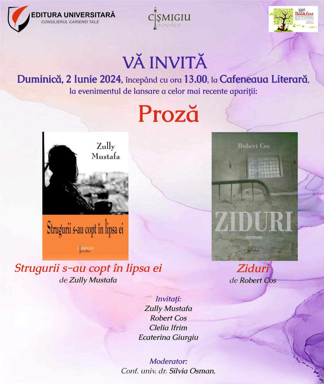 Lansare de carte la Bookfest 2024 - Proza