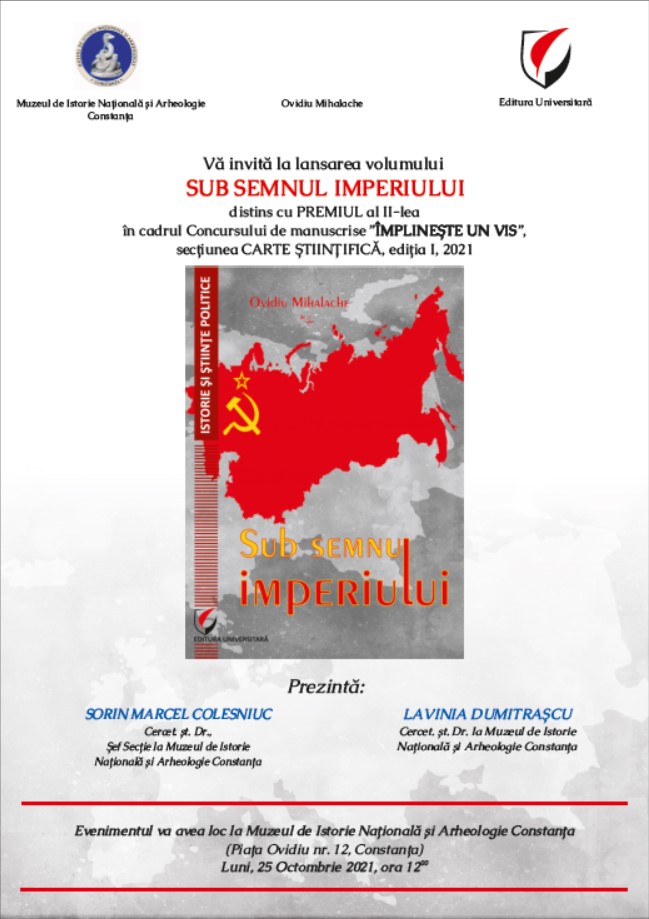 Lansare de carte - Sub semnul imperiului - Ovidiu Mihalache