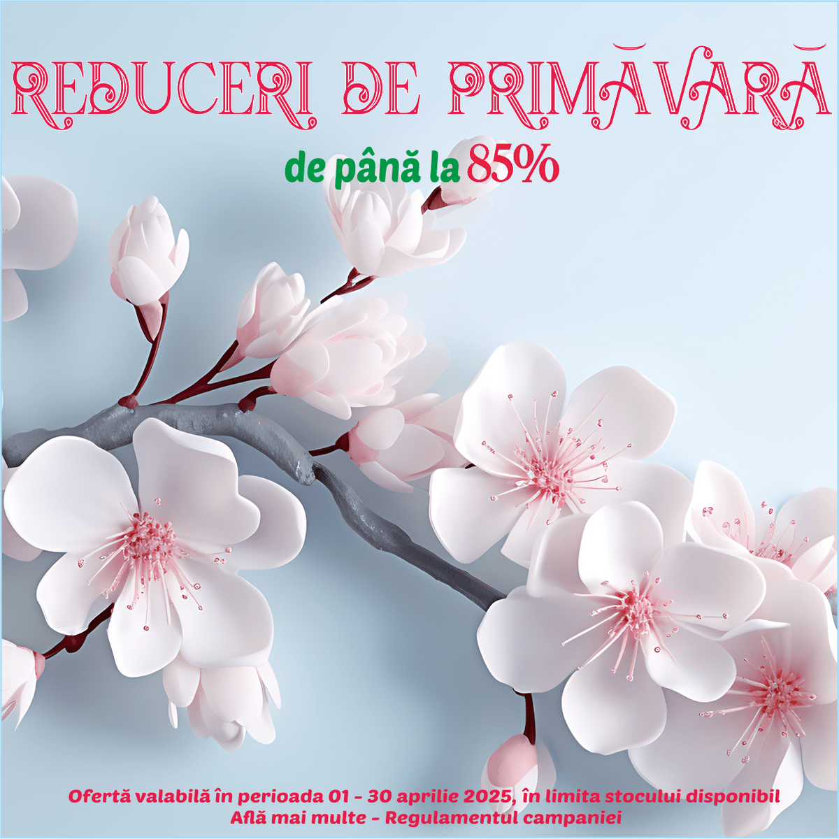 Regulamentul campaniei promoționale - Aprilie