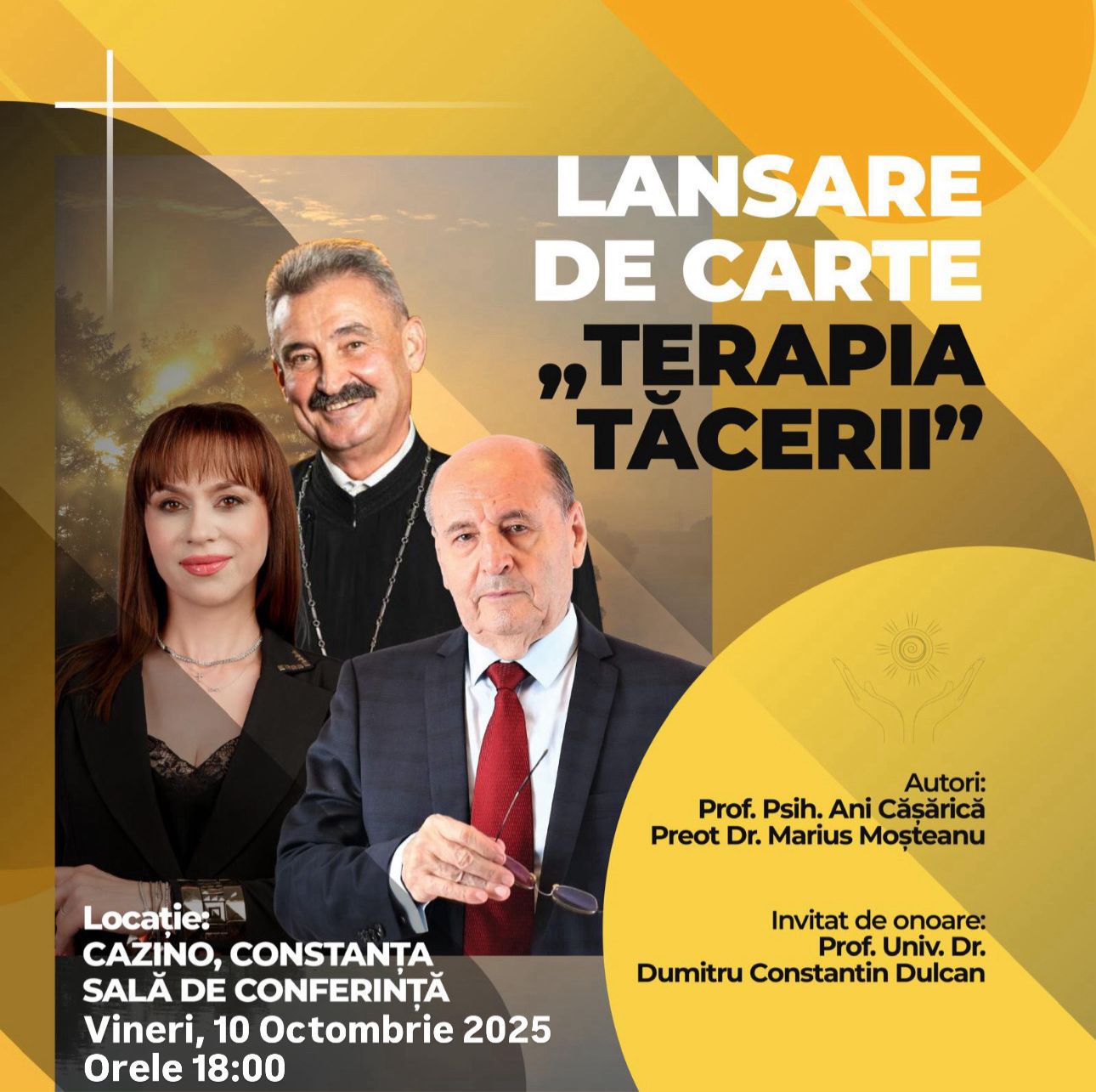Lansare de carte -  Terapia Tăcerii - Ani Căşărică, Marius Moşteanu