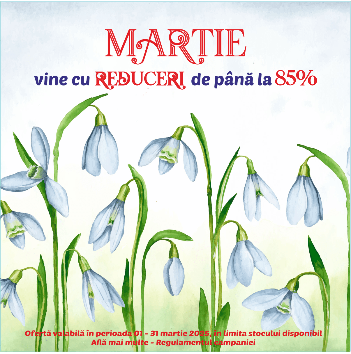 Regulamentul campaniei promoționale - Martie