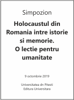 Simpozionul - Ziua Holocaustului, 9 octombrie 2019