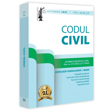 Codul civil Septembrie 2025 - Ed. ingrijita de: Prof. univ. dr. Dan Lupascu [1]